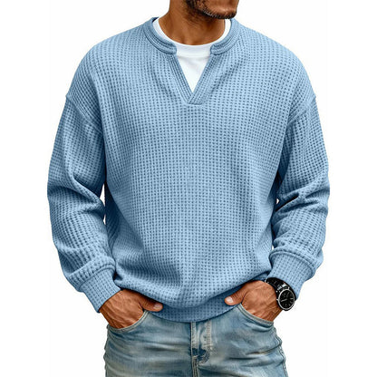 🔥 50% OFF | Men's Layered Waffle Long-Sleeve Tee