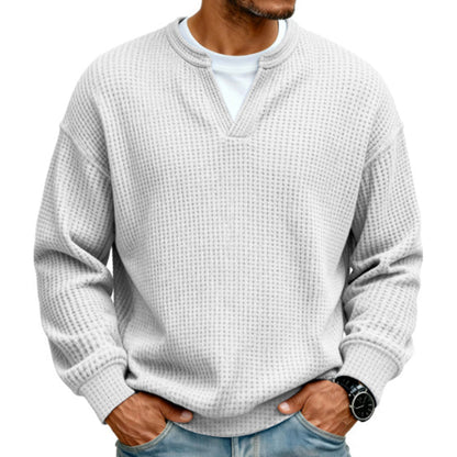 🔥 50% OFF | Men's Layered Waffle Long-Sleeve Tee