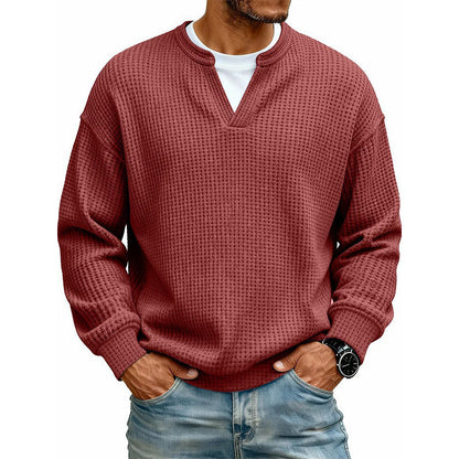 🔥 50% OFF | Men's Layered Waffle Long-Sleeve Tee