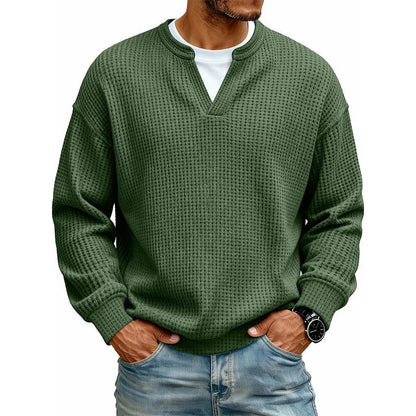 🔥 50% OFF | Men's Layered Waffle Long-Sleeve Tee