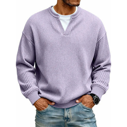 🔥 50% OFF | Men's Layered Waffle Long-Sleeve Tee