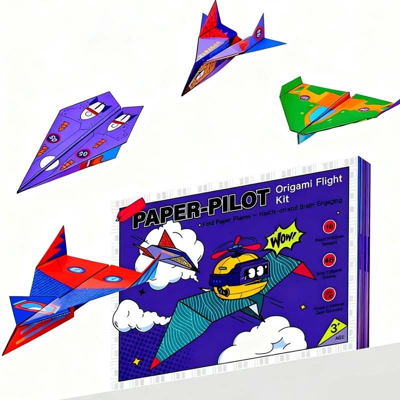 🚀 50% OFF | Creative DIY Paper Airplane Set For Kids