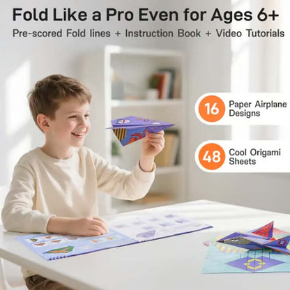 🚀 50% OFF | Creative DIY Paper Airplane Set For Kids