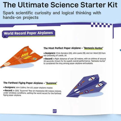 🚀 50% OFF | Creative DIY Paper Airplane Set For Kids