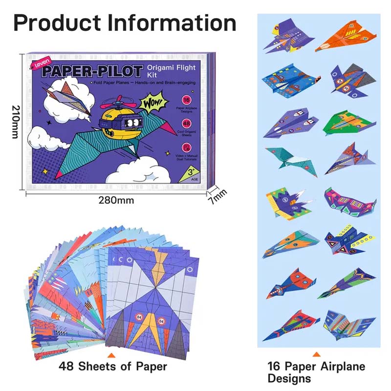 🚀 50% OFF | Creative DIY Paper Airplane Set For Kids