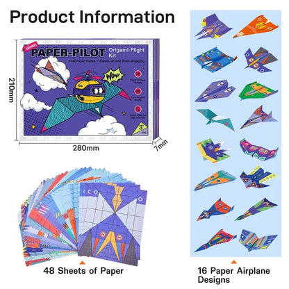 🚀 50% OFF | Creative DIY Paper Airplane Set For Kids