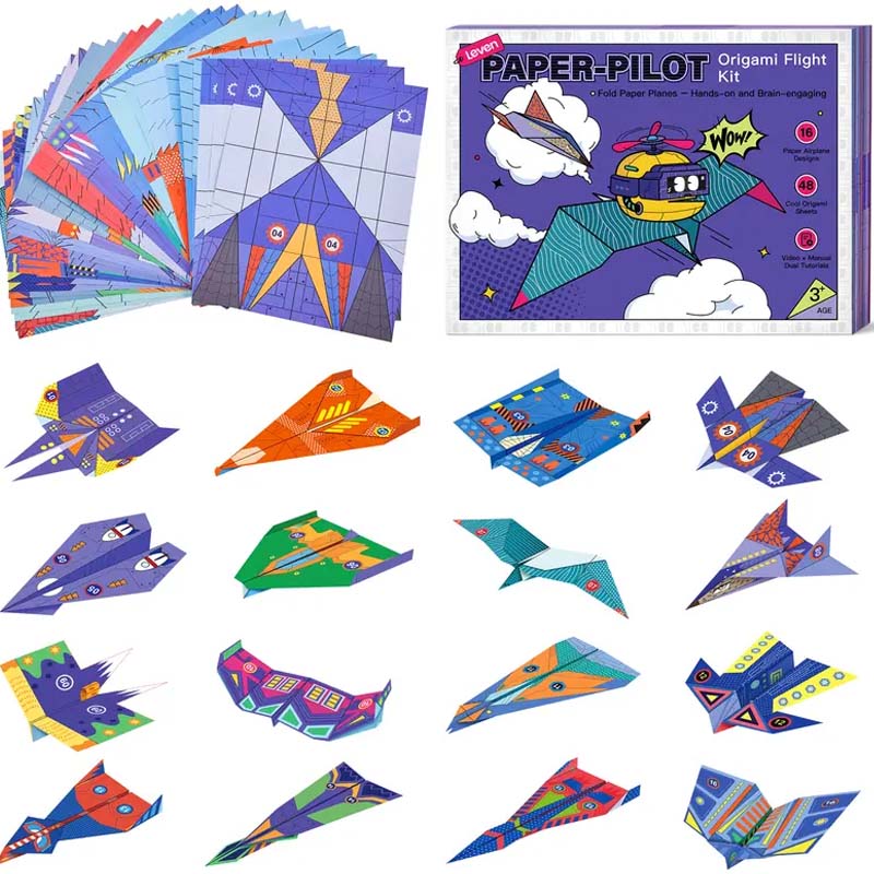 🚀 50% OFF | Creative DIY Paper Airplane Set For Kids
