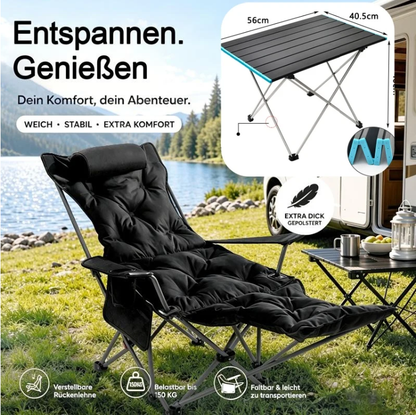 ✨ 50% OFF! Portable, Adjustable Folding Chair for Outdoor Use — Lightweight, Sturdy & Versatile 🪑🏕️ (Buy 2 & Save £5!)