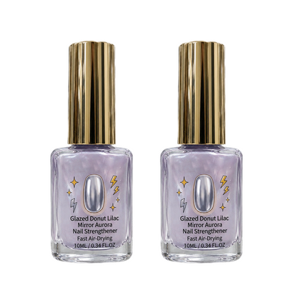 💅 50% OFF |✨ Buy 2 Get 1 Free  Lilac Glossy Mirror Nail Strengthener
