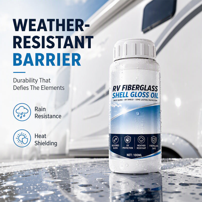 📢📢BUY 5 GET 5 FREE !! ⏰ RV Fiberglass Gloss Oil Shine Restorer – UV‑Protective, Easy‑Apply, Long‑Lasting ✨