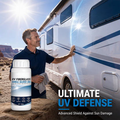 📢📢BUY 5 GET 5 FREE !! ⏰ RV Fiberglass Gloss Oil Shine Restorer – UV‑Protective, Easy‑Apply, Long‑Lasting ✨