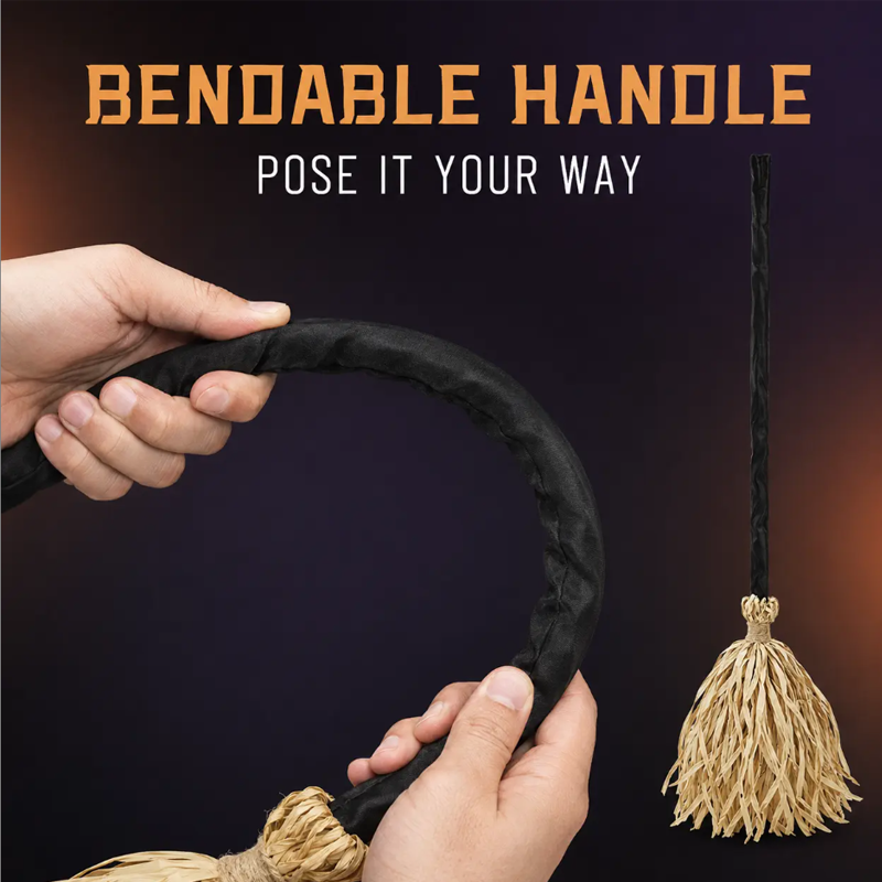 🧹 50% OFF | Halloween Electric Witch Broom Decoration