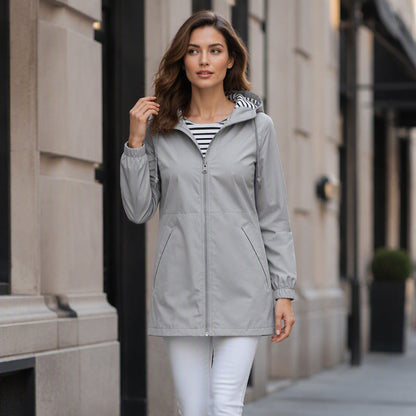 🌧️ £27.99 TODAY! 💥 Women's Outdoor Waterproof Hooded Jacket 🧥