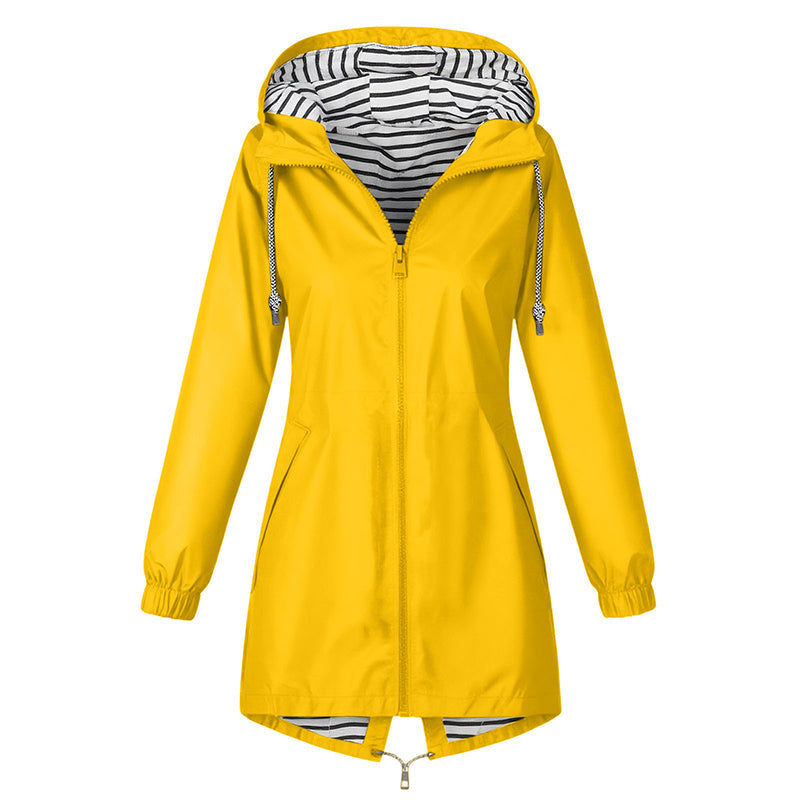 🌧️ £27.99 TODAY! 💥 Women's Outdoor Waterproof Hooded Jacket 🧥
