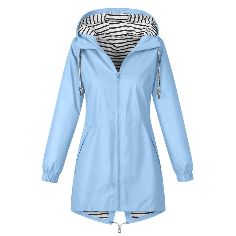 🌧️ £27.99 TODAY! 💥 Women's Outdoor Waterproof Hooded Jacket 🧥