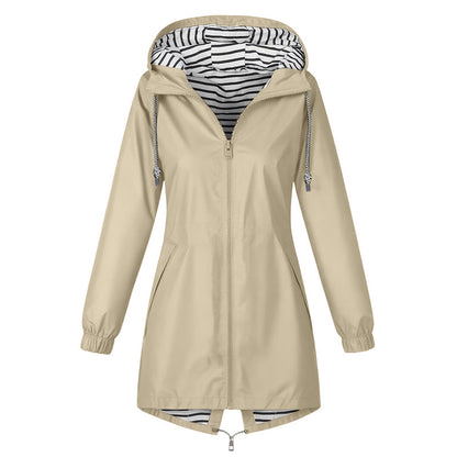 🌧️ £27.99 TODAY! 💥 Women's Outdoor Waterproof Hooded Jacket 🧥