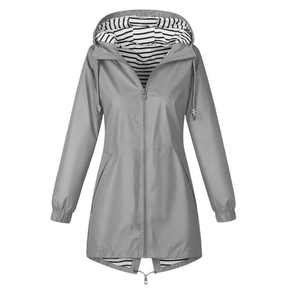 🌧️ £27.99 TODAY! 💥 Women's Outdoor Waterproof Hooded Jacket 🧥