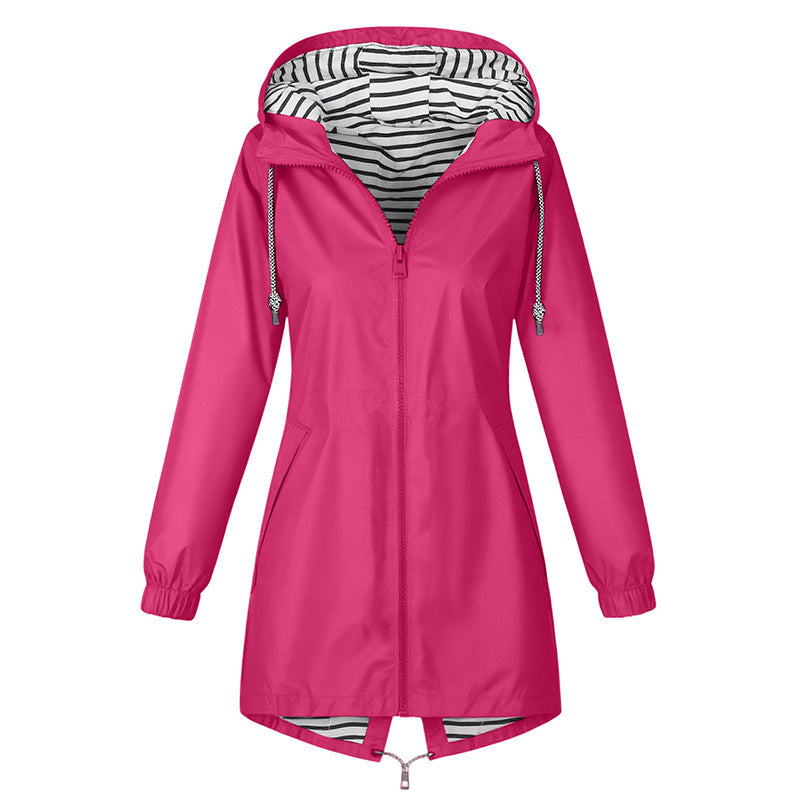 🌧️ £27.99 TODAY! 💥 Women's Outdoor Waterproof Hooded Jacket 🧥