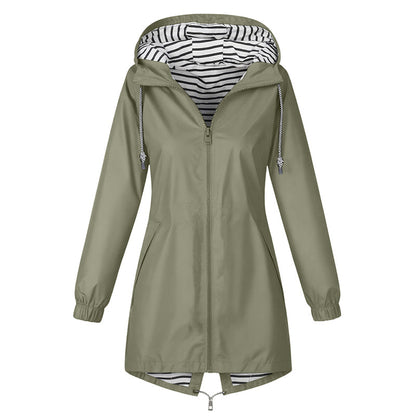 🌧️ £27.99 TODAY! 💥 Women's Outdoor Waterproof Hooded Jacket 🧥