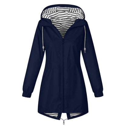 🌧️ £27.99 TODAY! 💥 Women's Outdoor Waterproof Hooded Jacket 🧥