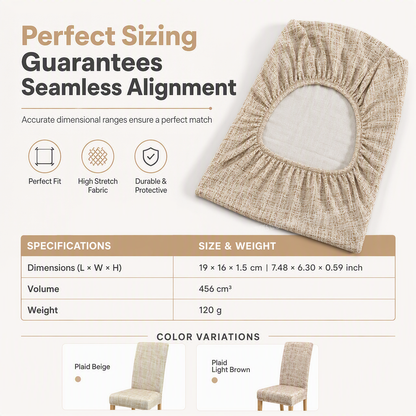 ⏳Limited-time 50% off⏰Universal Stretch Plaid Chair Cover – Protective, Easy Fit 🪑🧺