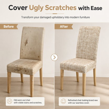 ⏳Limited-time 50% off⏰Universal Stretch Plaid Chair Cover – Protective, Easy Fit 🪑🧺