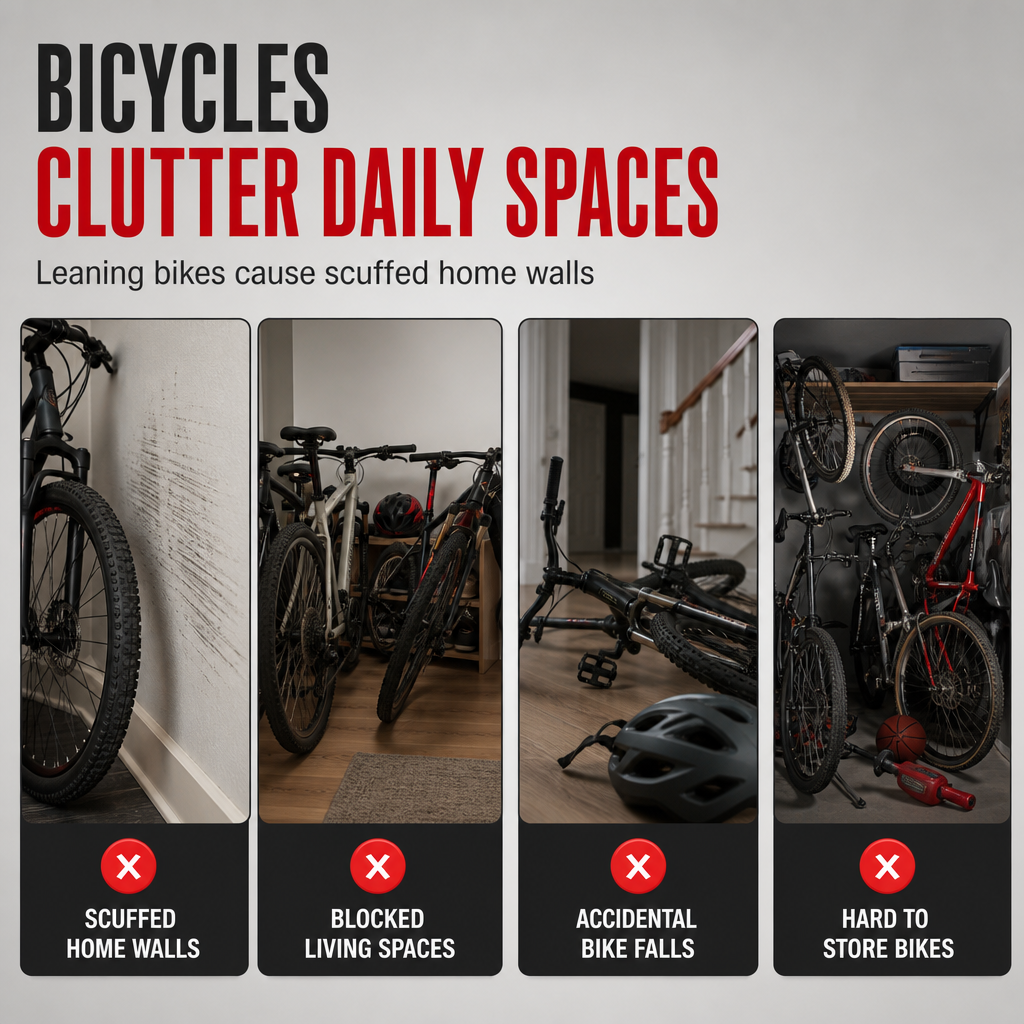 🚲 Save 50% Today! Foldable U-Shaped Bicycle Display & Parking Stand ✨