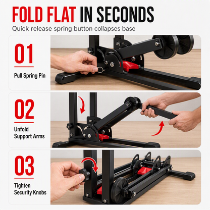 🚲 Save 50% Today! Foldable U-Shaped Bicycle Display & Parking Stand ✨