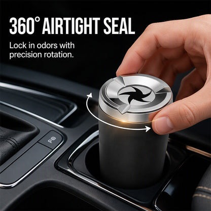 🚗 Save 50% Today! Rotating Car Ashtray With Ceramic Inner Liner ✨