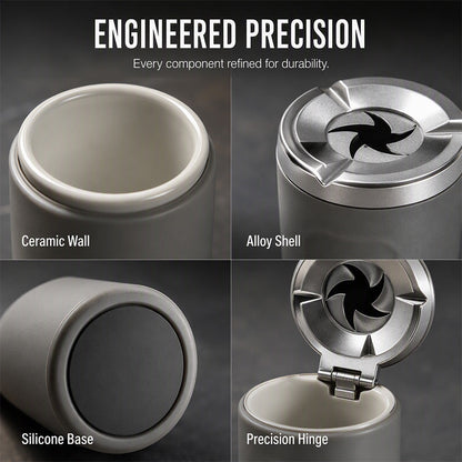 🚗 Save 50% Today! Rotating Car Ashtray With Ceramic Inner Liner ✨