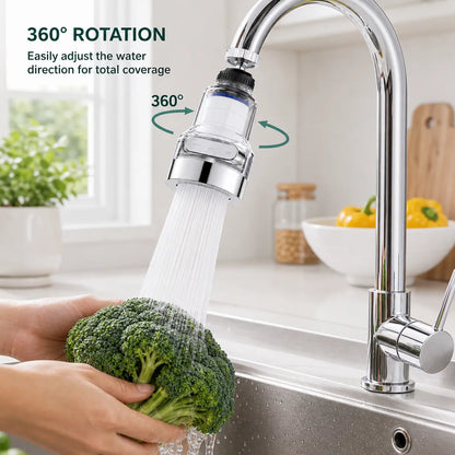 🚰 Save 50% Today! 3-Gear Splash-Proof Faucet Filter With Universal Joint