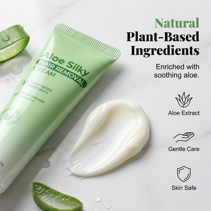 50% Off Today: Gentle Aloe Vera Hair Removal Cream 🌿✨