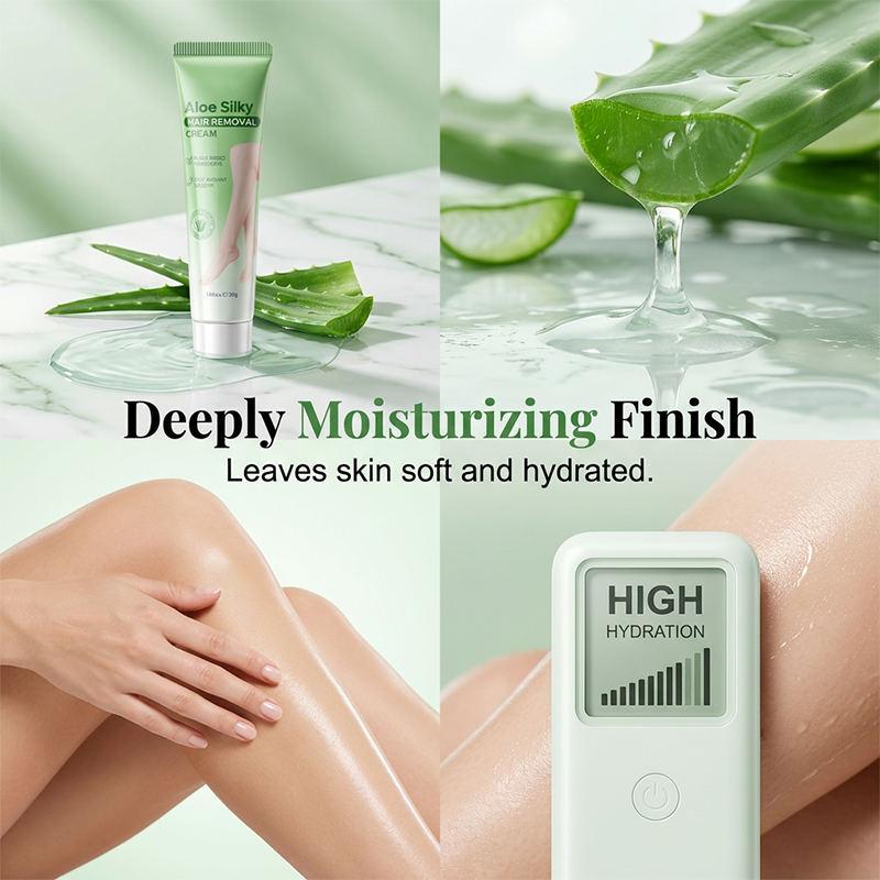 50% Off Today: Gentle Aloe Vera Hair Removal Cream 🌿✨