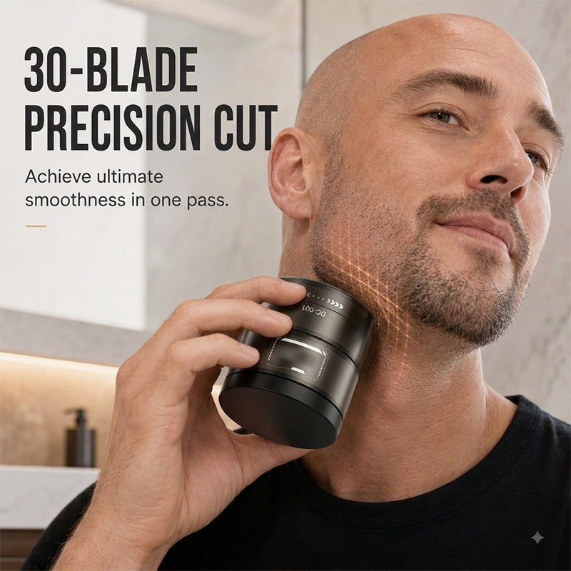 ✨ 50% OFF! 2-in-1 Smart Electric Bald Head Shaver & Beard Trimmer with Digital Display 💈✂️
