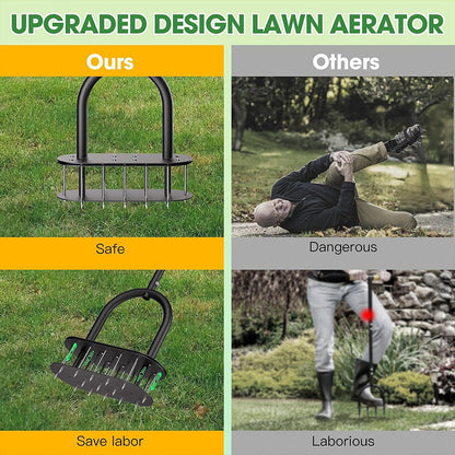 ✨ 50% OFF! Heavy-Duty Manual Lawn Coring Aerator 🌿🌱