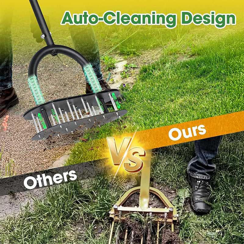 ✨ 50% OFF! Heavy-Duty Manual Lawn Coring Aerator 🌿🌱