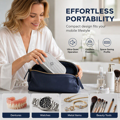 ✨ 50% OFF! Multifunctional Ultrasonic Cleaner – Deep Jewelry & Glasses Cleaning