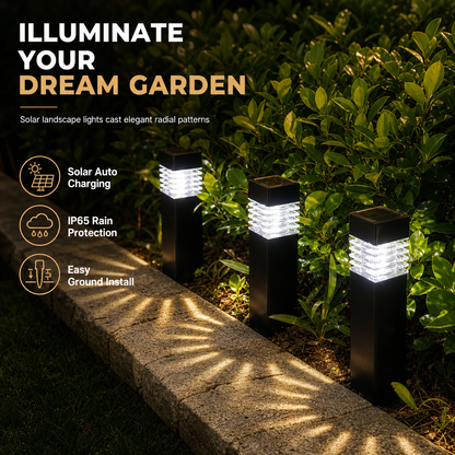 🌸 Buy 3 Get 1 FREE | Solar Outdoor Pathway Lights