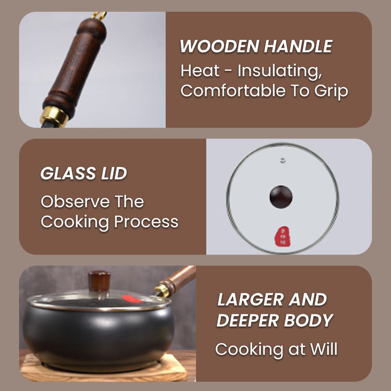 🔥 50% OFF NOW! Uncoated Iron Non-Stick Multi-Purpose Pot