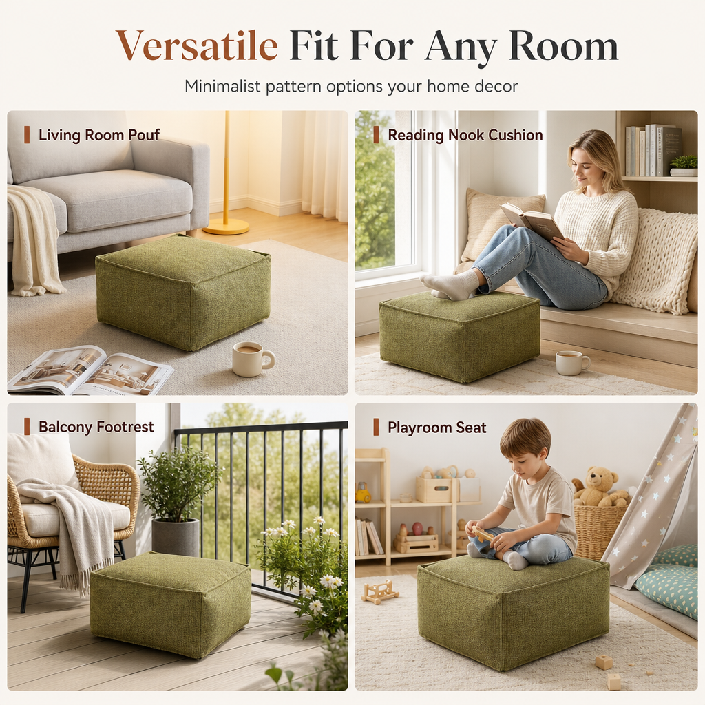 BLACK FRIDAY EARLY ACCESS 🪑 50% OFF NOW!✨Clothes Storage Ottoman🧵Wide Zipper Design💪Robust Stitching🏠Dual Use Seat & Storage Box for Bedroom Living Room