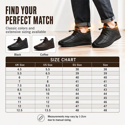 50% OFF 👟 Men's Plush-Lined Non-Slip Walking Shoes