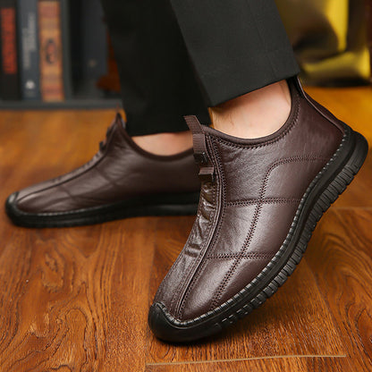 50% OFF 👟 Men's Plush-Lined Non-Slip Walking Shoes