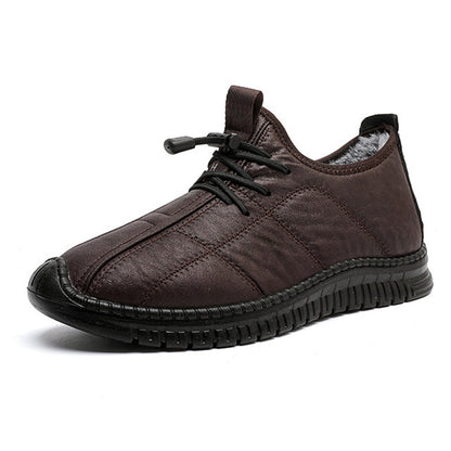 50% OFF 👟 Men's Plush-Lined Non-Slip Walking Shoes