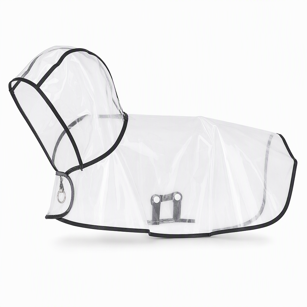50% OFF 🐶 All-Weather Transparent Waterproof Dog Raincoat (All Sizes) ✨