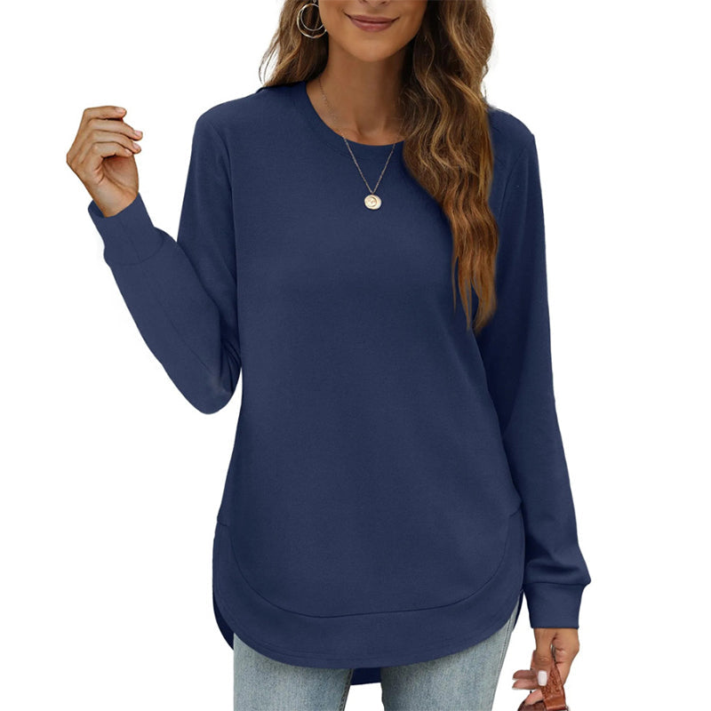 BLACK FRIDAY EARLY ACCESS 🖤 50% OFF | Women’s High-Low Hem Long-Sleeve Layering Top ✨