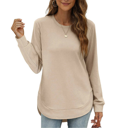 BLACK FRIDAY EARLY ACCESS 🖤 50% OFF | Women’s High-Low Hem Long-Sleeve Layering Top ✨
